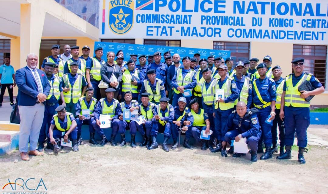 La formation des responsables de la police de circulation routière de la province du Congo Central sur l&rsquo;utilisation de la plate-forme informatique de contrôle de l&rsquo;assurance RC automobile